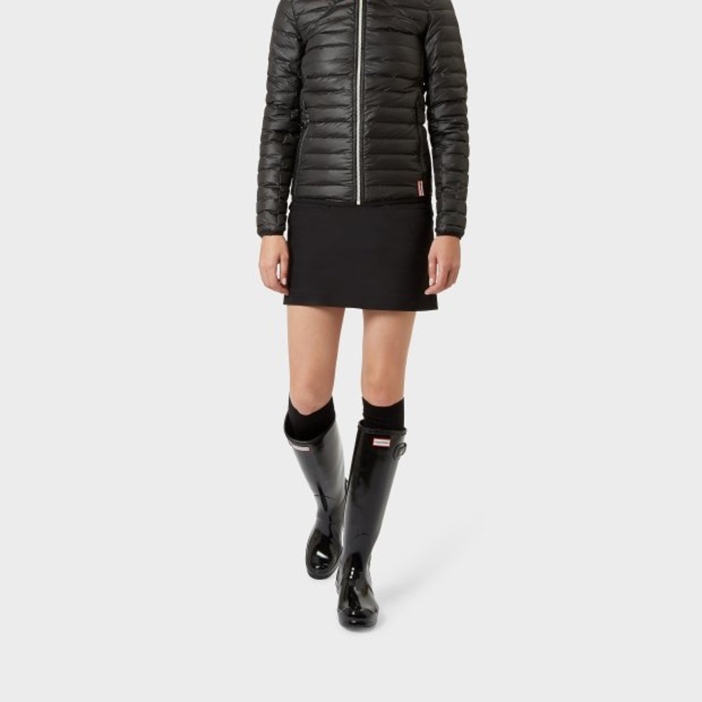 NWT HUNTER Tall Black Gloss Boots - Picture 8 of 8